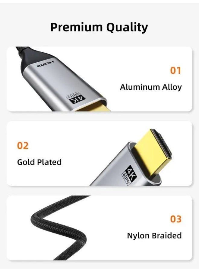كابل تايم كابل USB-C إلى HDMI بدقة 4K 60 هرتز - Image 3